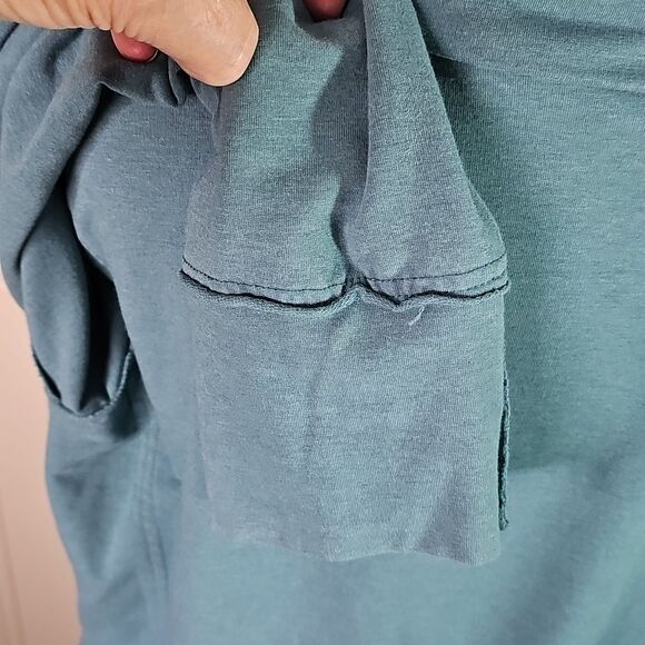 Jacket Casual Lightweight By Eddie Bauer Blue 65 Percent Cotton Size XL - Picture 4 of 7